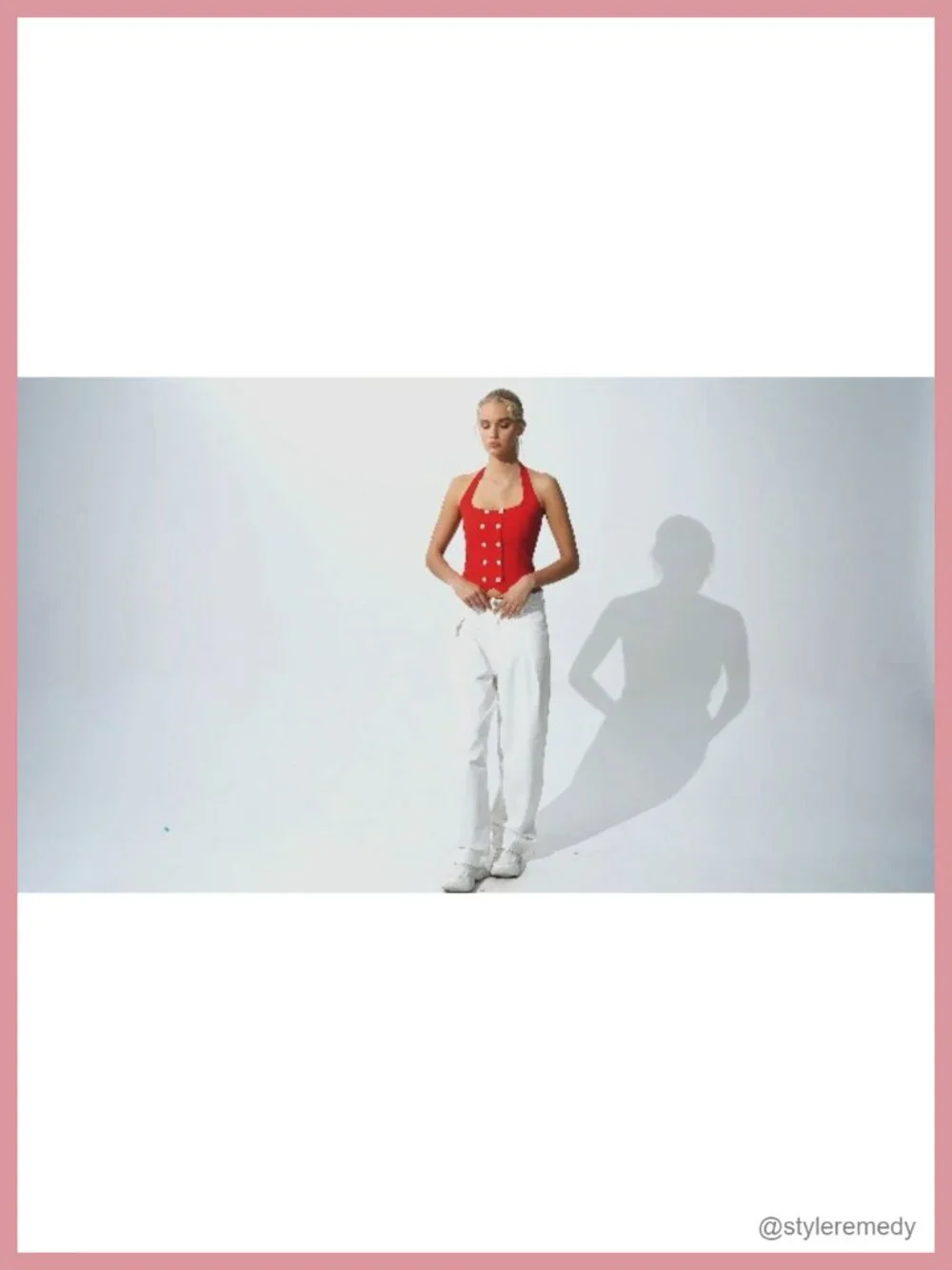 Halter Square Neck Crop Tank Top Button Front Sleeveless Slim Fit Ribbed Knit